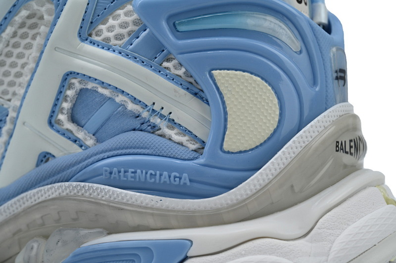 【CA1P7】白浅蓝 巴黎世家7代减震运动跑步鞋 677402 W3RB2 9744 Balenciaga Runner White Light Blue