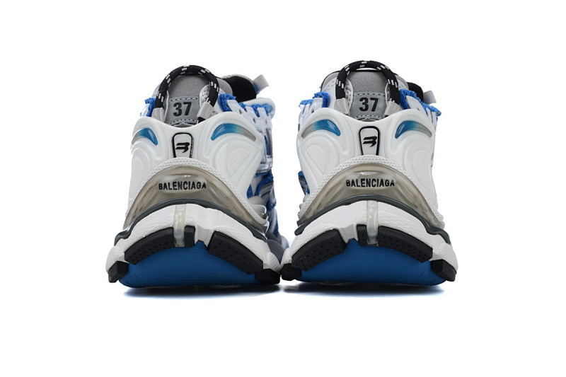 【CA1P7】白宝蓝 巴黎世家7代减震运动跑步鞋677403 W3RB3 4912 Balenciaga Runner White Blue