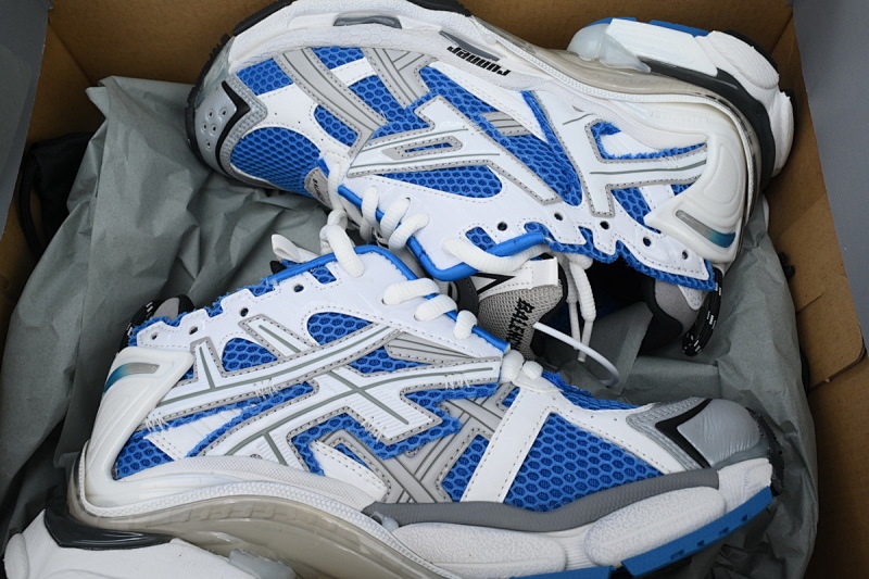 【CA1P7】白宝蓝 巴黎世家7代减震运动跑步鞋677403 W3RB3 4912 Balenciaga Runner White Blue