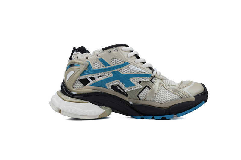 【CA1P7】米灰蓝 巴黎世家7代减震运动跑步鞋 677403 W0RB6 2028 Beige Grey Blue