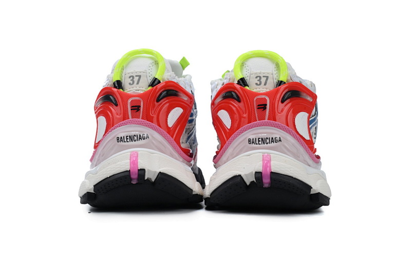 【CA1P7】白蓝红 巴黎世家7代减震运动跑步鞋 677402 W3RB6 9645 Balenciaga Runner White Blue Red