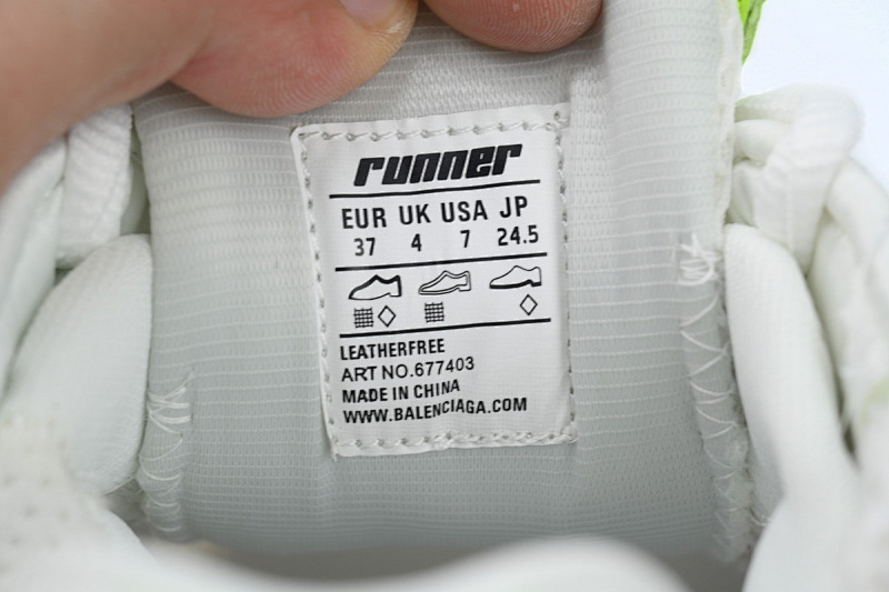 【CA1P7】白蓝红 巴黎世家7代减震运动跑步鞋 677402 W3RB6 9645 Balenciaga Runner White Blue Red
