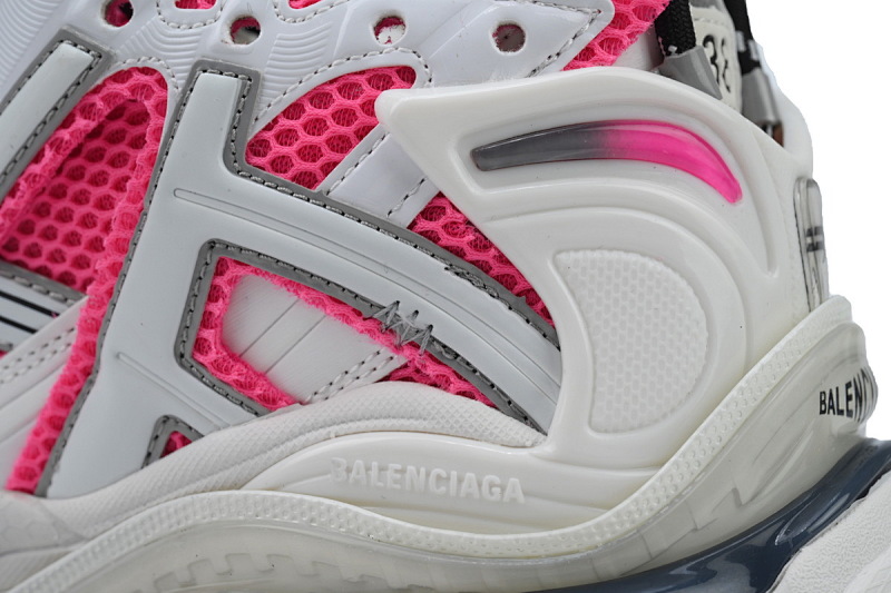 【CA1P7】白红粉 巴黎世家7代减震运动跑步鞋 677402 W3RBN 9155 Balenciaga White Red Powder