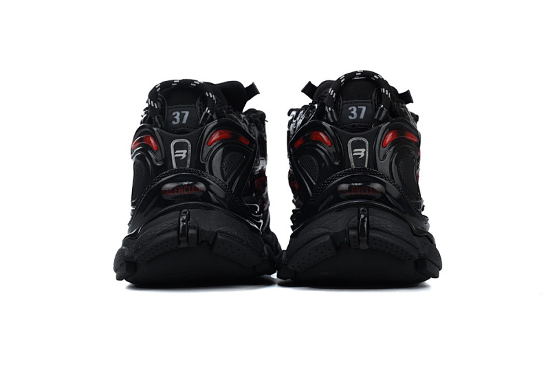 【CA1P7】黑红字 巴黎世家7代减震运动跑步鞋 677402 W3RB1 0102 Balenciaga Runner Black And Red Characters