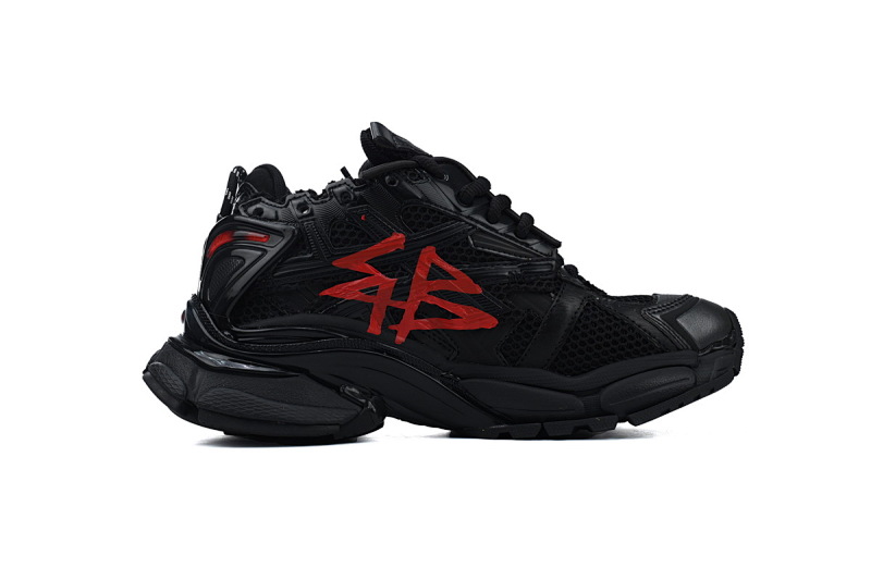 【CA1P7】黑红字 巴黎世家7代减震运动跑步鞋 677402 W3RB1 0102 Balenciaga Runner Black And Red Characters