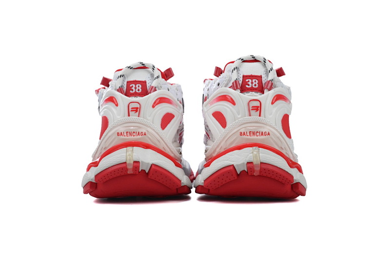 【CA1P7】白红 巴黎世家7代减震运动跑步鞋 677402 W3RB2 9060 Balenciaga Runner Blue White Red