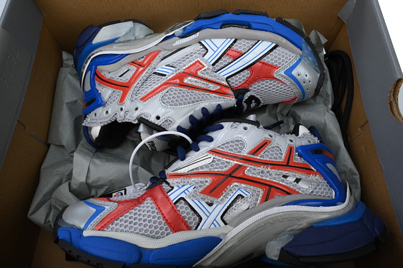 【CA1P7】白蓝橙 巴黎世家7代减震运动跑步鞋 677402 W3RB6 1264 Balenciaga Runner White Blue Orange
