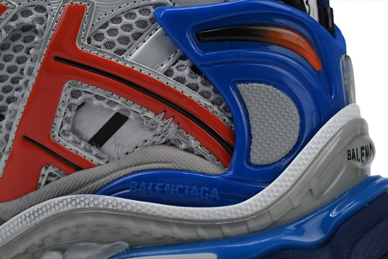 【CA1P7】白蓝橙 巴黎世家7代减震运动跑步鞋 677402 W3RB6 1264 Balenciaga Runner White Blue Orange