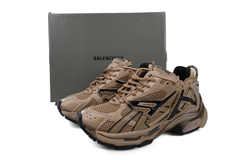 【CA1P7】黑褐色 巴黎世家7代减震运动跑步鞋 677402 W1RA8 0125 Balenciaga Dark Brown