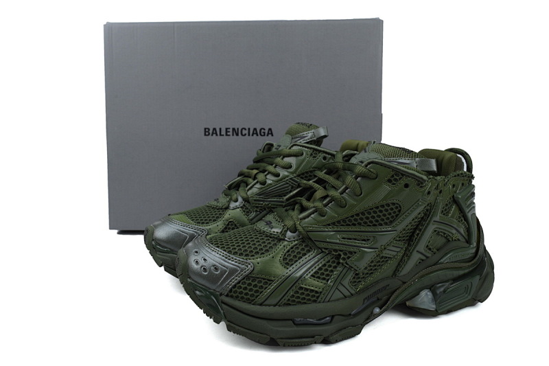 【CA1P7】深绿 巴黎世家7代减震运动跑步鞋 677403 W3RB1 3031 Balenciaga Runner Sneaker 'Dark Green'