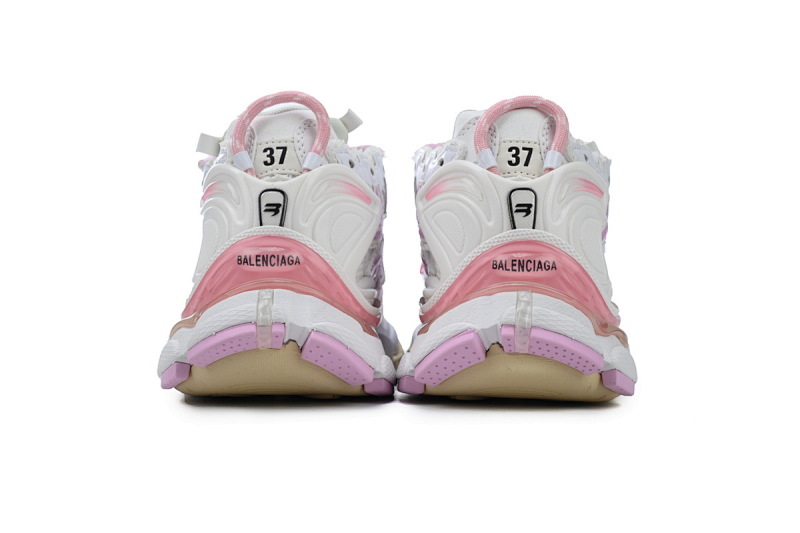 【CA1P7】白粉 巴黎世家7代减震运动跑步鞋 677403 W3RB3 9059 Balenciaga Runner White Pink