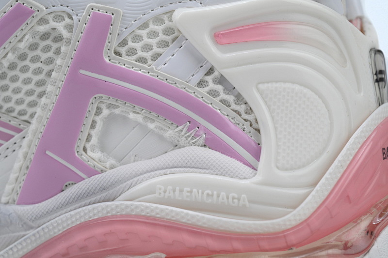 【CA1P7】白粉 巴黎世家7代减震运动跑步鞋 677403 W3RB3 9059 Balenciaga Runner White Pink