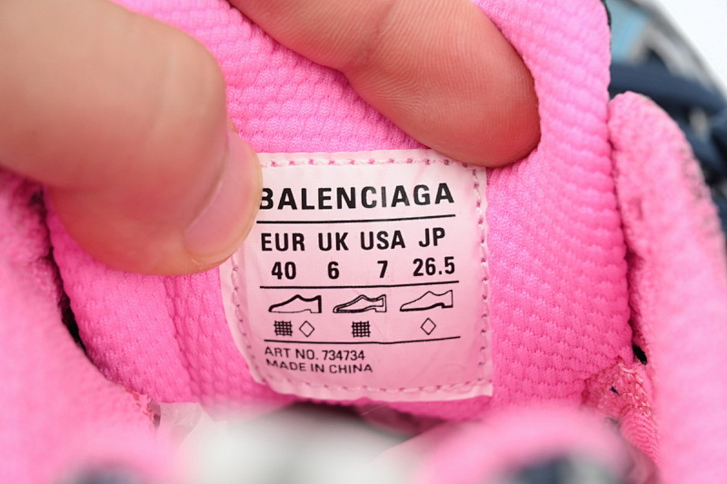 【CA5AH】灰蓝银 巴黎10代跑鞋 734734 W3XL5 1245 Balenciaga Grey Blue