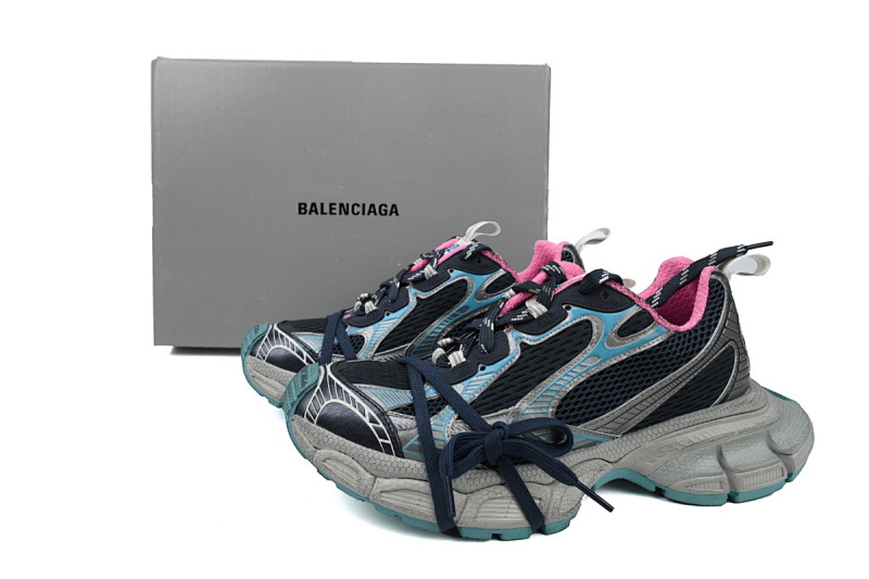 【CA5AH】灰蓝银 巴黎10代跑鞋 734734 W3XL5 1245 Balenciaga Grey Blue