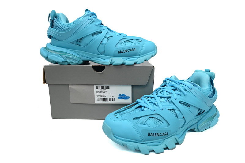 【DA0LJ】浅蓝-59 巴黎3代时尚复古低帮跑鞋 542023 W2LA1 4690 Balenciaga Track Sneaker 'Blue'