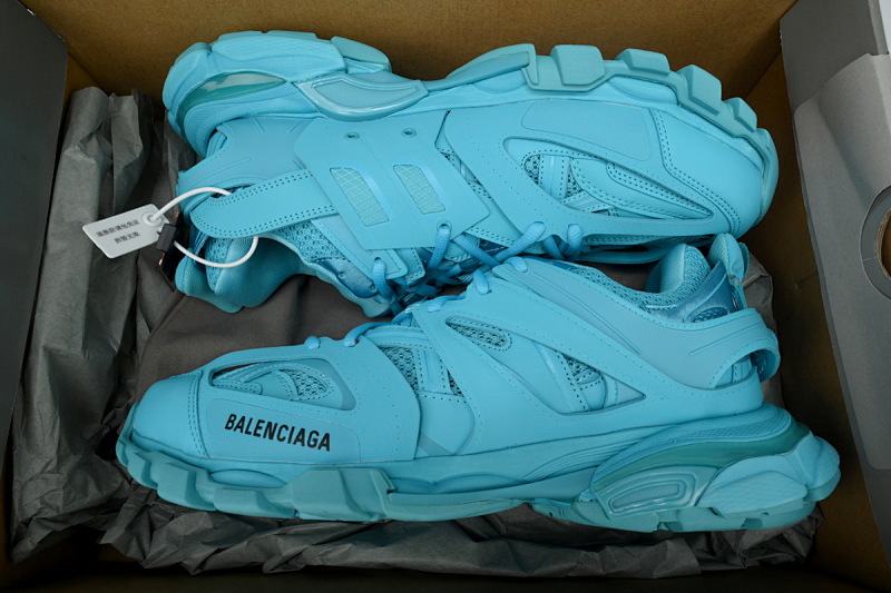 【DA0LJ】浅蓝-59 巴黎3代时尚复古低帮跑鞋 542023 W2LA1 4690 Balenciaga Track Sneaker 'Blue'