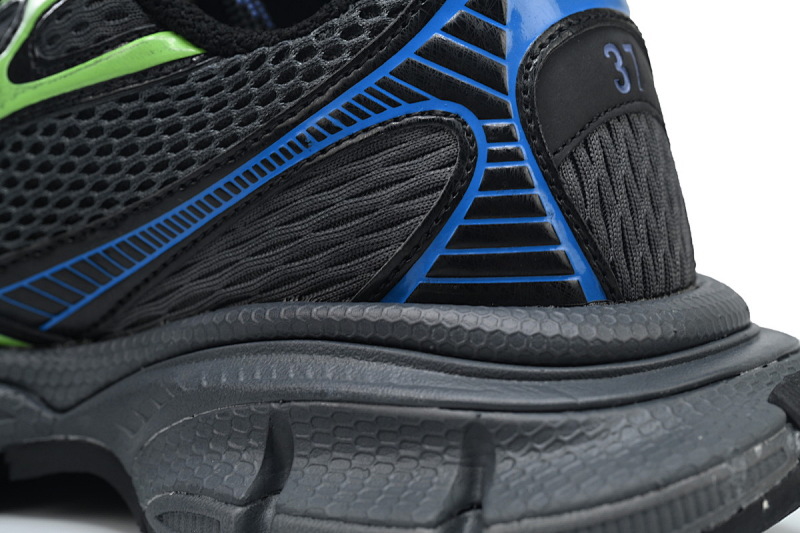 【DA0LJ】黑绿蓝-40 巴黎10代做旧 户外概念跑鞋734731 W3XDC 0235 Balenciaga Black Green Blue