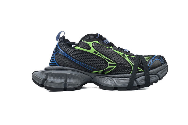 【DA0LJ】黑绿蓝-40 巴黎10代做旧 户外概念跑鞋734731 W3XDC 0235 Balenciaga Black Green Blue