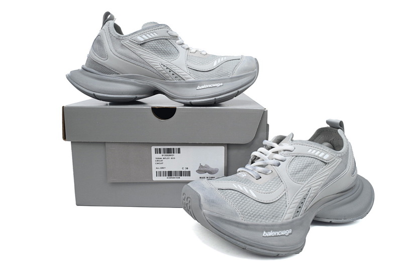 【DA0LJ】灰色-3 巴黎12.5代 户外概念跑鞋 793944 WFLGY 6315 Balenciaga Circuit Sneaker 'Worn-Out - Grey'