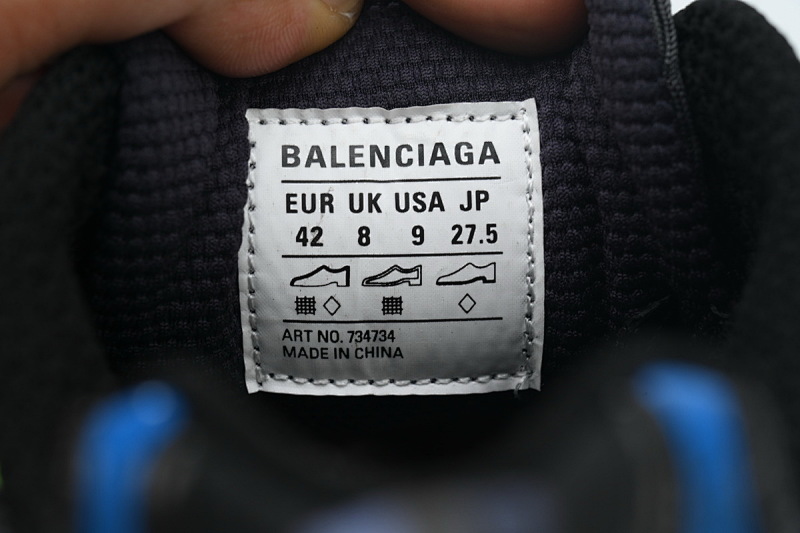 yupoo_368275_093a5067.jpg 【CA5AH】黑蓝绿 巴黎10代跑鞋 734734 W3XL5 1143 Balenciaga Black Blue Green