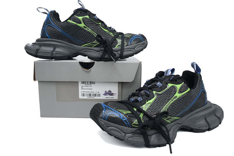 yupoo_368275_ec9319b8.jpg 【CA5AH】黑蓝绿 巴黎10代跑鞋 734734 W3XL5 1143 Balenciaga Black Blue Green