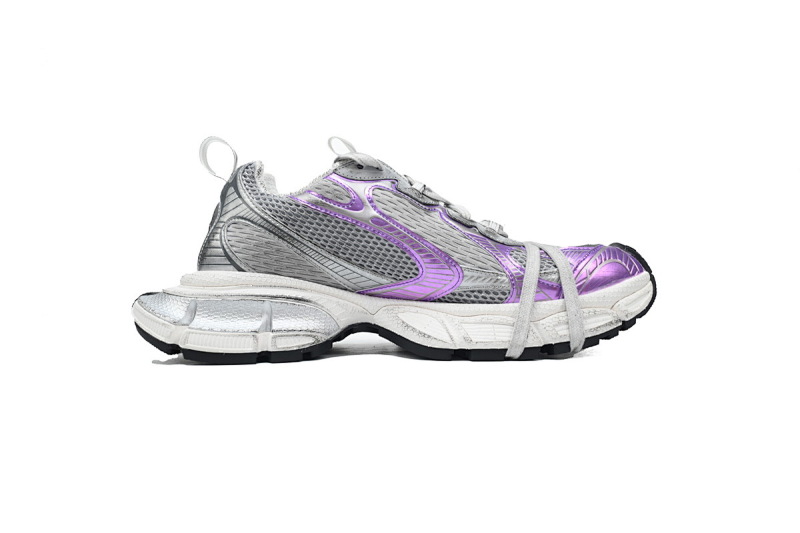 【CA5AH】紫银 巴黎10代跑鞋 734734 W3XL5 1259 Balenciaga Purple Silver