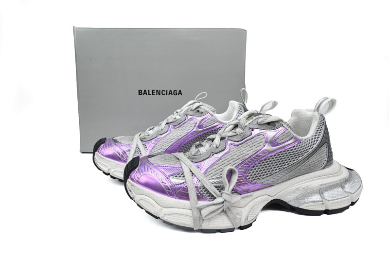 【CA5AH】紫银 巴黎10代跑鞋 734734 W3XL5 1259 Balenciaga Purple Silver