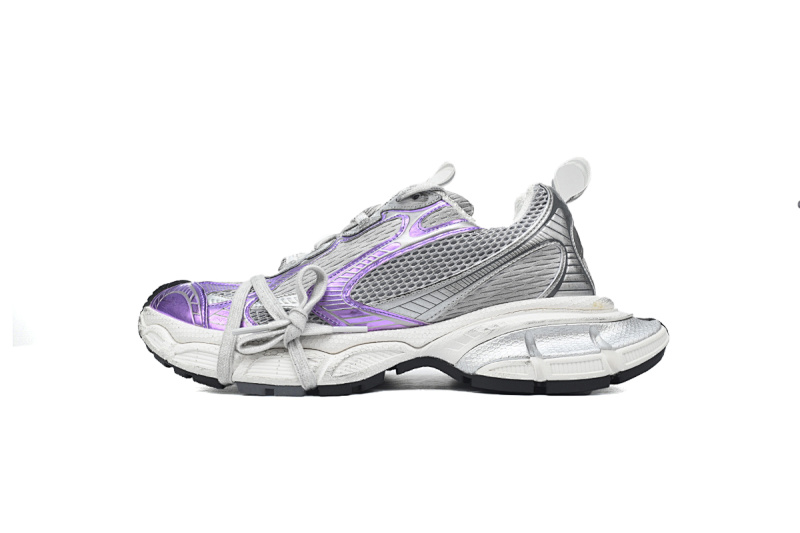【CA5AH】紫银 巴黎10代跑鞋 734734 W3XL5 1259 Balenciaga Purple Silver