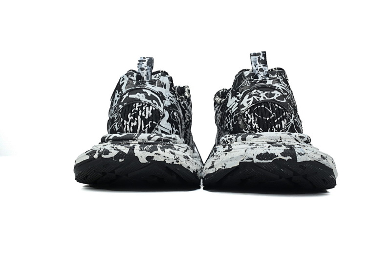 【DA0LJ】黑涂鸦-45 巴黎10代跑鞋 734731 W3XDC 0236 Balenciaga Luminous Black Graffiti