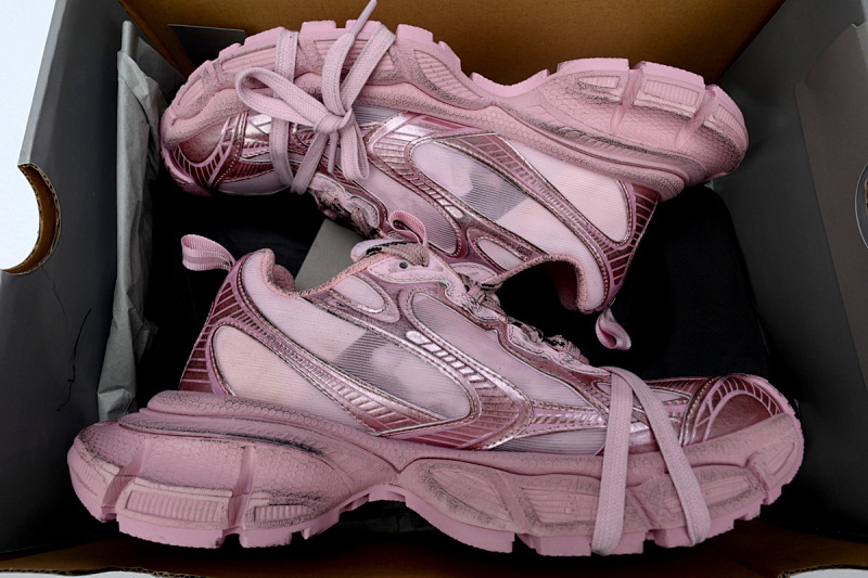 【CA5AH】网纱粉 巴黎10代跑鞋 734734 WTRMH 5000 Balenciaga Mesh Powder