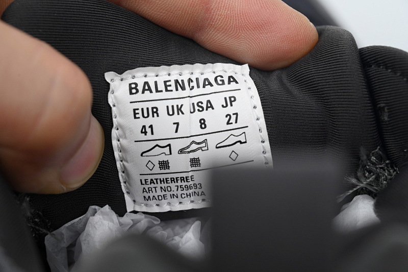 【CA5AH】黑灰 巴黎10.5代跑鞋 759693 W3XLI 1819 Balenciaga Black Gray
