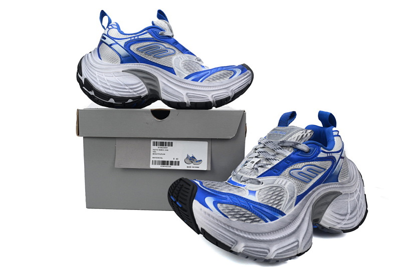 【DA5LJ】白银蓝-5 巴黎世家十二代新款 784342 W2MV2 6326 Balenciaga White Silver Blue