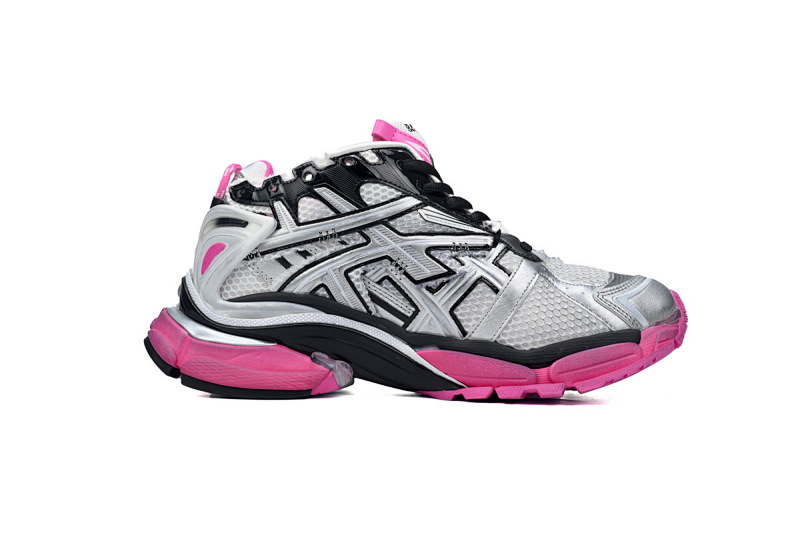【EA5LJ】银红-40 巴黎世家7代减震运动跑步鞋 677402 W3RB2 9155Balenciaga Runner  Silver Red