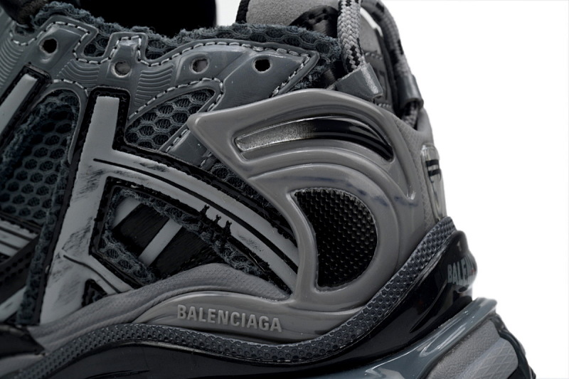 【EA5LJ】全黑灰-37 巴黎世家7代减震运动跑步鞋 677402 W3RBR 1515 Balenciaga Runner All Black Gray
