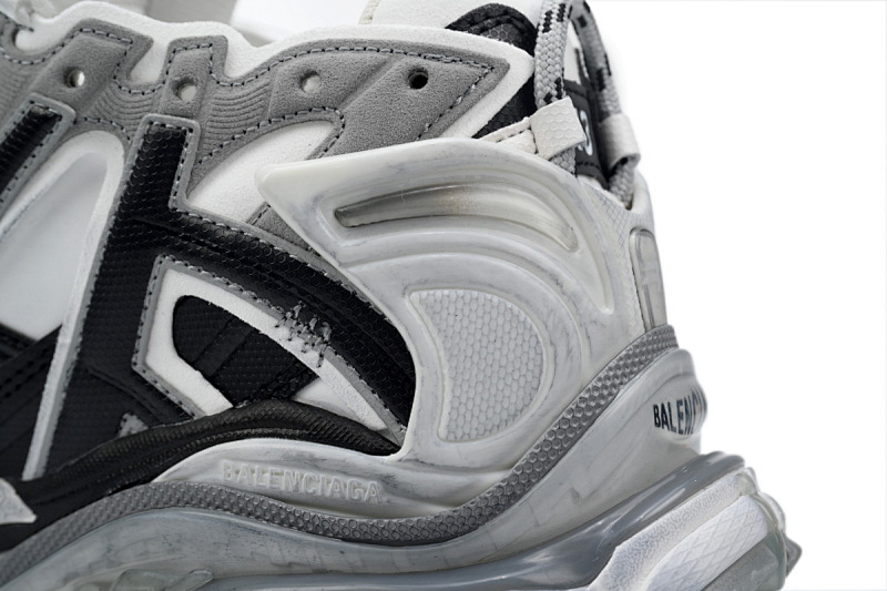 【EA5LJ】白黑灰-43 巴黎世家7代减震运动跑步鞋 677402 W3RB2 9012 Balenciaga Runner White Black Gray