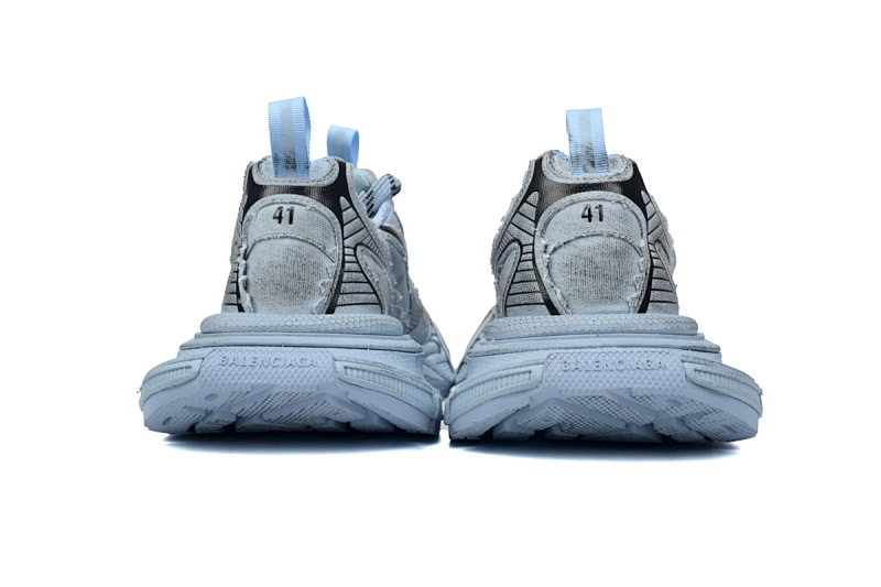 【CA5AH】帆布蓝 巴黎10代跑鞋 734731 W3XDC 4000 Balenciaga Luminous Blue Canvas Blue