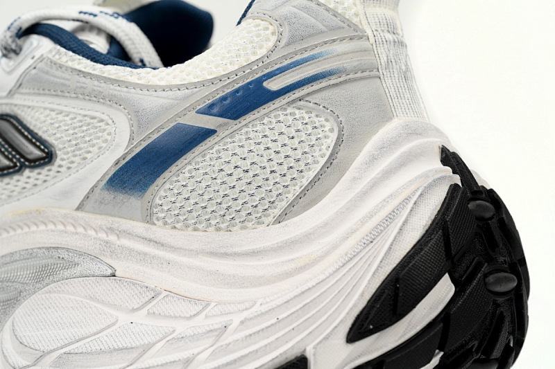 【DA5LJ】白黑蓝1219 巴黎世家十二代新款 784342 W2MV2 1219 Balenciaga White Gray Black White, Black, and Blue