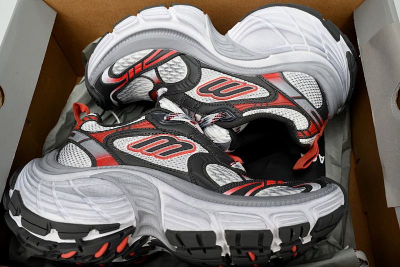 【DA5LJ】灰黑红-9 巴黎世家十二代新款 784342 W2MV2 0311 Balenciaga White Gray Black Grey Black Red