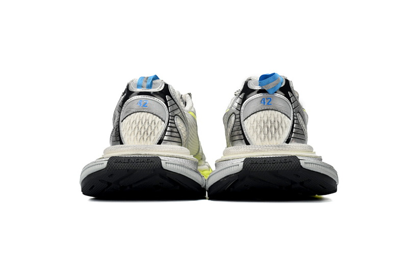 【CA5AH】蓝白荧光黄 巴黎10代跑鞋  734731 W3XLG 9074 Balenciaga Luminous Blue White Fluorescent Yellow