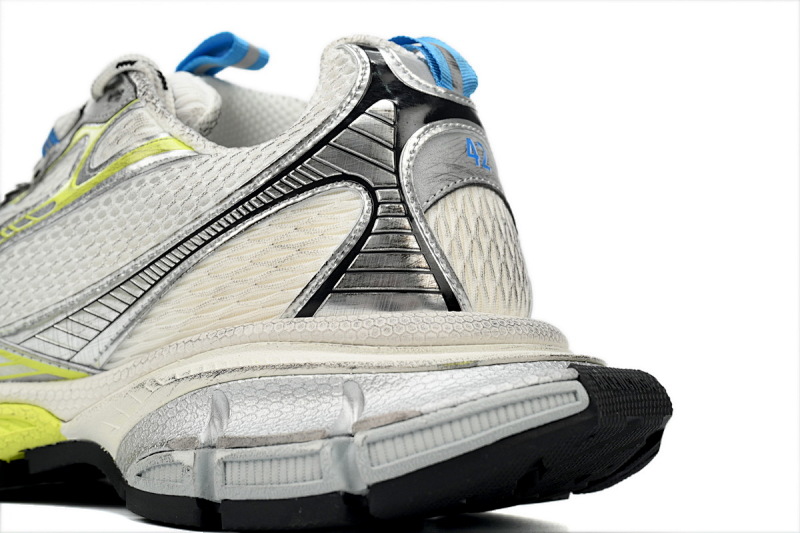 【CA5AH】蓝白荧光黄 巴黎10代跑鞋  734731 W3XLG 9074 Balenciaga Luminous Blue White Fluorescent Yellow