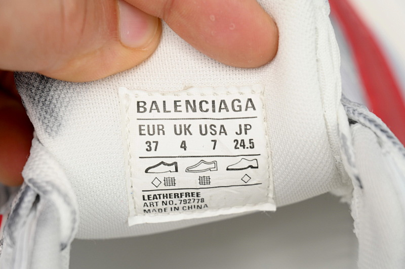 【DA5LJ】白桔-7 巴黎世家十二代新款 784342 W2MV2 9670 Balenciaga White Gray Black White Orange