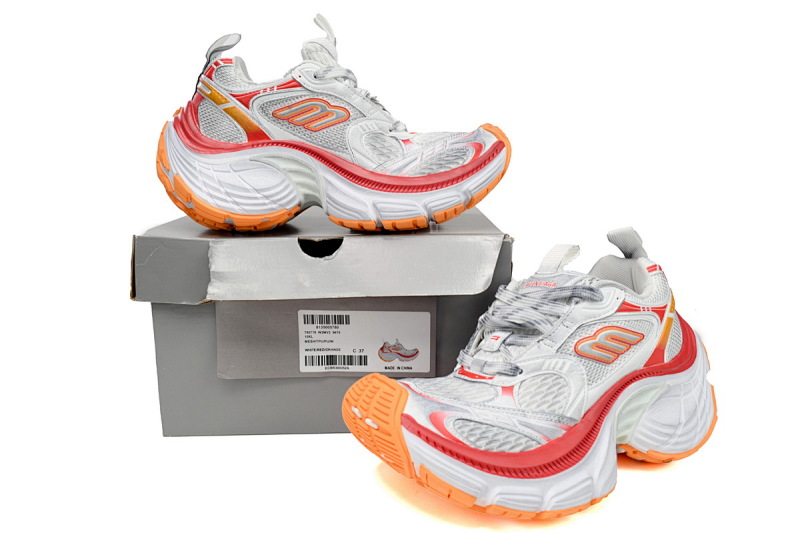 【DA5LJ】白桔-7 巴黎世家十二代新款 784342 W2MV2 9670 Balenciaga White Gray Black White Orange