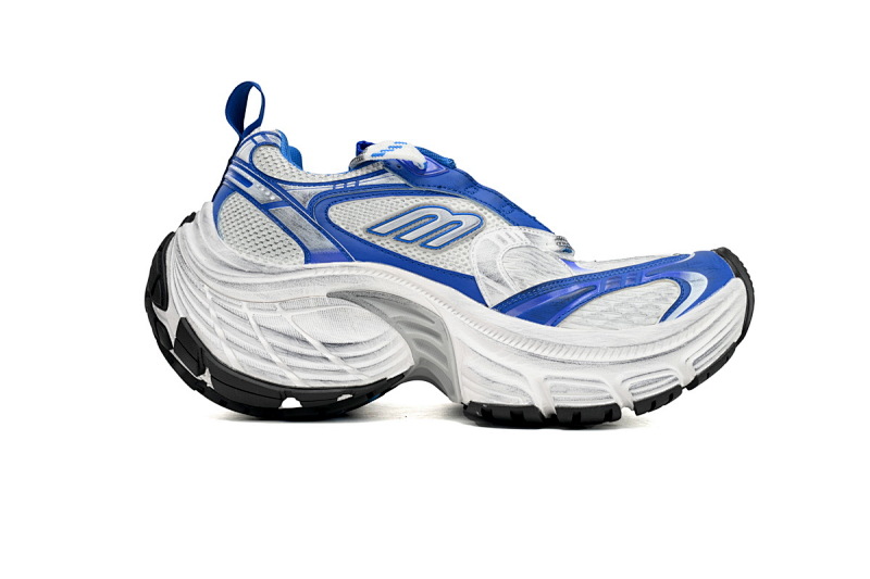 【DA5LJ】白蓝1214 巴黎世家十二代新款 784342 W2MV2 1214 Balenciaga White Gray Black White Blue
