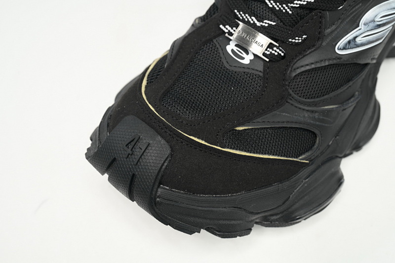 【DA5LJ】全黑-10 纯原版巴黎世家 网布 圆头系带低帮 784339-W2MV9-0213 Balenciaga CARGO All black