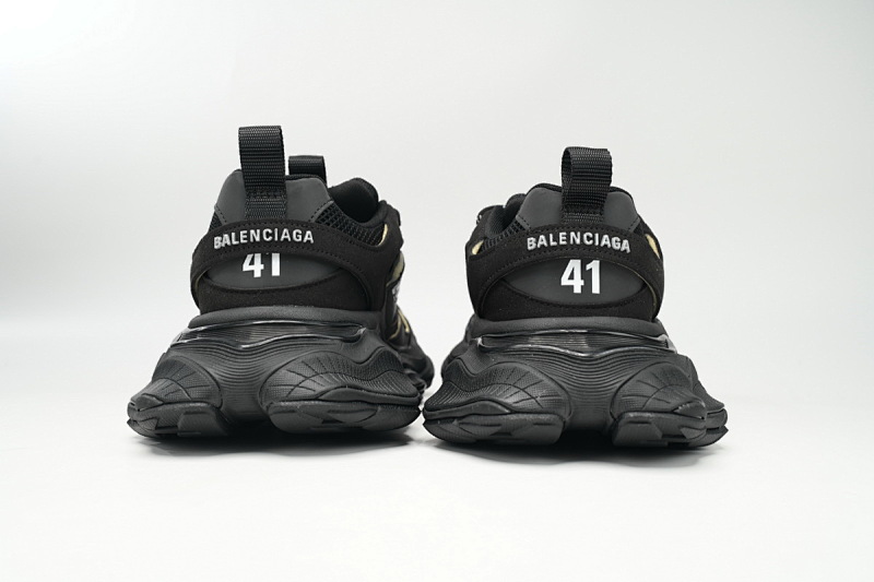 【DA5LJ】全黑-10 纯原版巴黎世家 网布 圆头系带低帮 784339-W2MV9-0213 Balenciaga CARGO All black