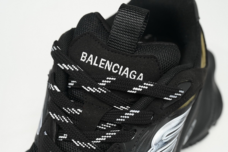 【DA5LJ】全黑-10 纯原版巴黎世家 网布 圆头系带低帮 784339-W2MV9-0213 Balenciaga CARGO All black