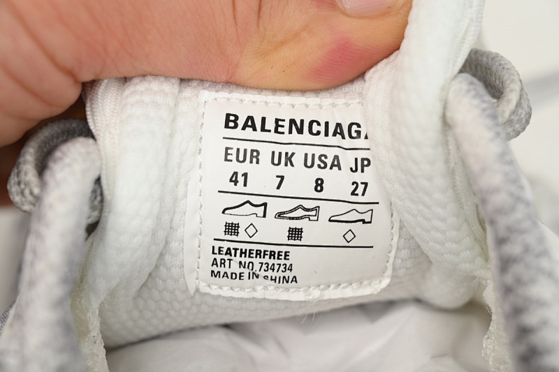 【CA5AH】全白 巴黎10代跑鞋 734731 W3XLR 9000 Balenciaga All White