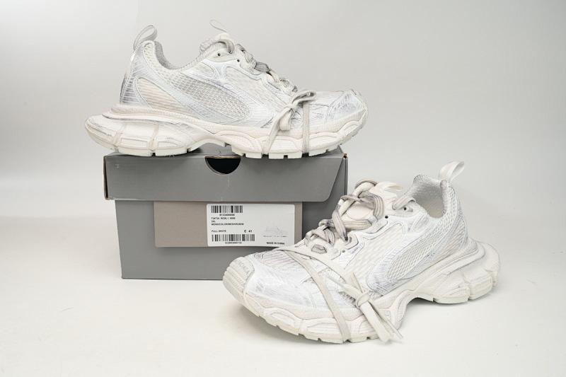 【CA5AH】全白 巴黎10代跑鞋 734731 W3XLR 9000 Balenciaga All White