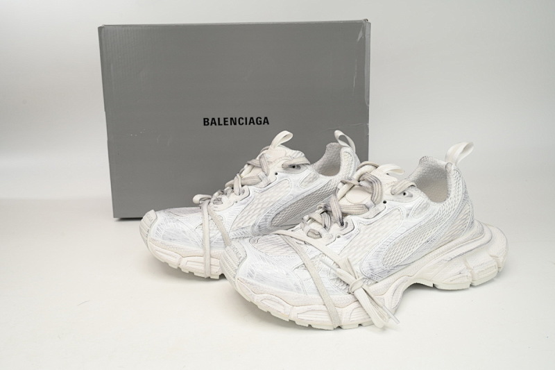 【CA5AH】全白 巴黎10代跑鞋 734731 W3XLR 9000 Balenciaga All White