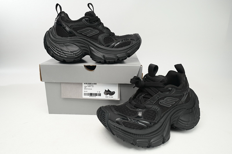 【DA5LJ】黑色-3  巴黎世家十二代新款 784342 W2MV2 1010 Balenciaga White and Black Black